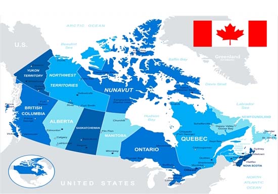 Map of Canada