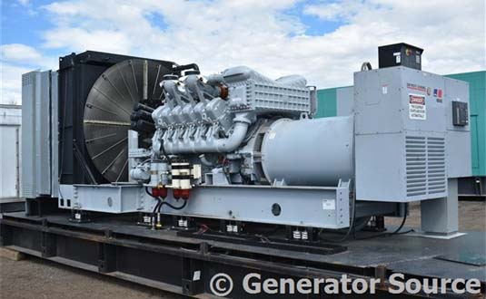 MTU 1600 kW Indoor Generator