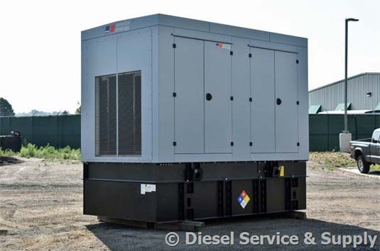 MTU 200 kW Generator Set in Sound Attenuated Enclosure