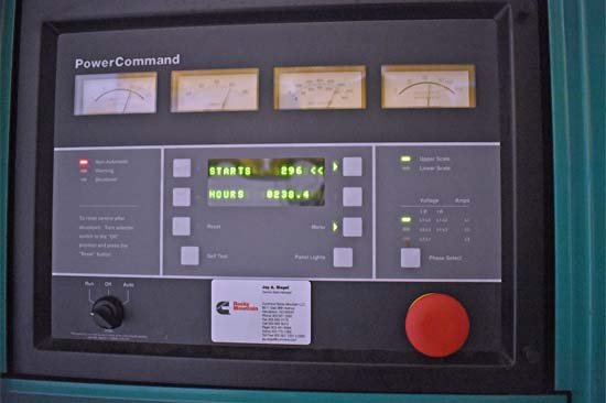 Advanced Generator Control Panel